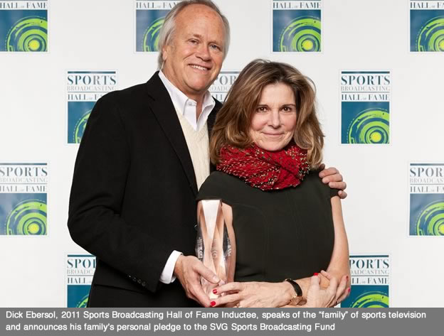 Former NBC Executive Dick Ebersol and Wife Susan Saint James  Pledge $100,000 to SVG Sports Broadcasting Fund